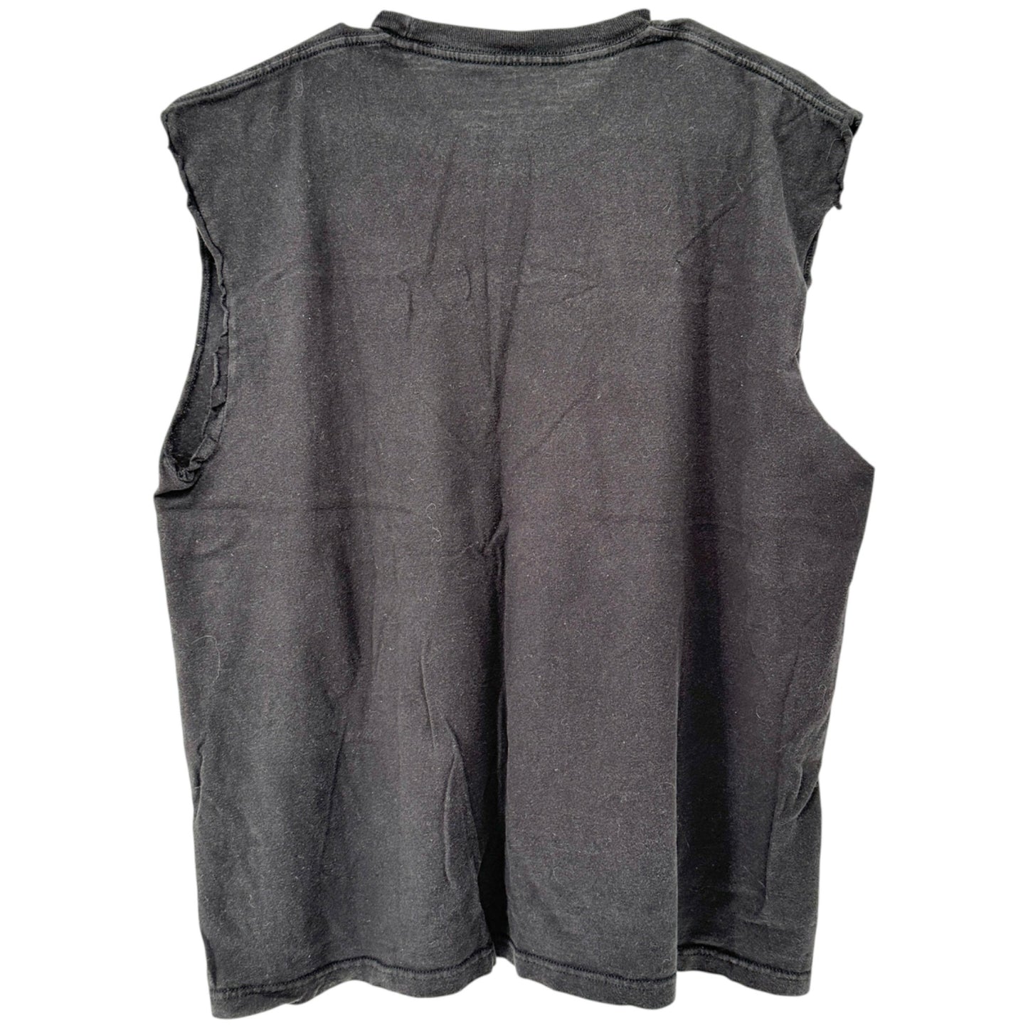 Mechanics Sleeveless Black T-Shirt With Humorous Print XL By Ann Arbor Shirt Co.