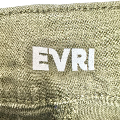 EVRI Jeggings Womens Size 16W Olive Green Stretch Mid-Rise Skinny Leg Pants