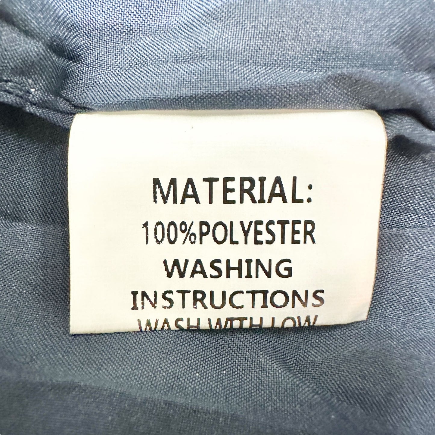 New Collection Dress Womens XL Navy Blue Braided Collar SS Textured Shift Dress