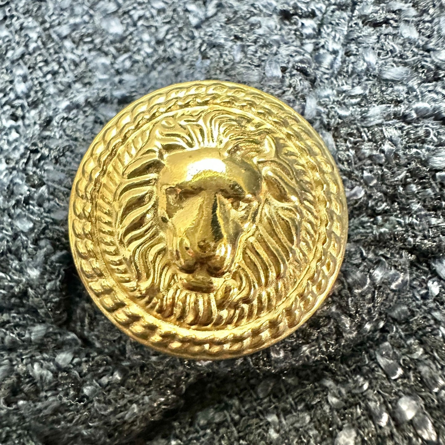 New Collection Dress Womens XL Navy Blue Braided Collar SS Textured Shift Dress