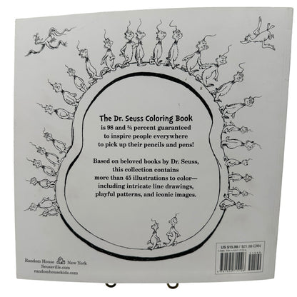 The Dr. Seuss Coloring Book 45+ Illustrations Random House 2016 Paperback