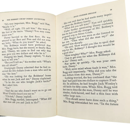 The Bobbsey Twins Forest Adventure By Laura Lee Hope 1957 Hardcover Book Vintage