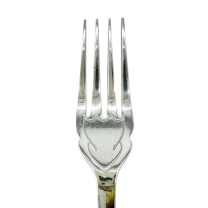 Vtg British Made Stainless Chrome Cutlery Set Yellow Handles 6 Knives 6 Forks