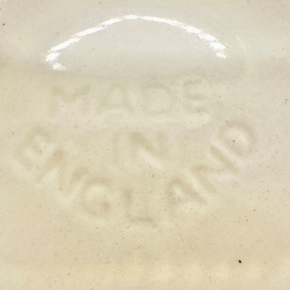 Vintage Ceramic Tea Cup Red and White With Countryside Scene Made in England