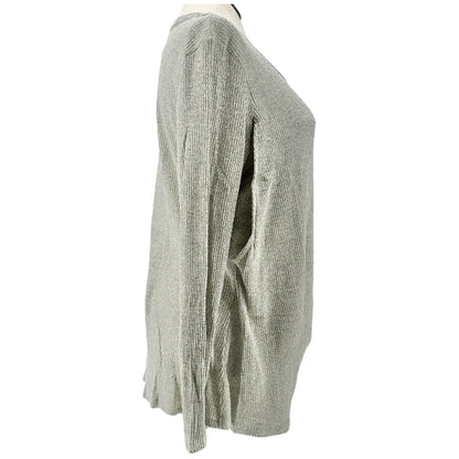 Latched Mama Nursing Top Womens 1X Twist Front Knit Sage Green LS Maternity Moms