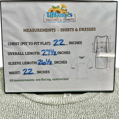 Latched Mama Nursing Top Womens 1X Twist Front Knit Sage Green LS Maternity Moms