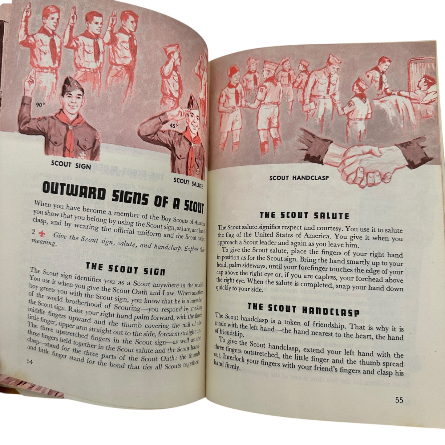 Boy Scouts of America 1969 Handbook For Boys Vintage Paperback Scouting