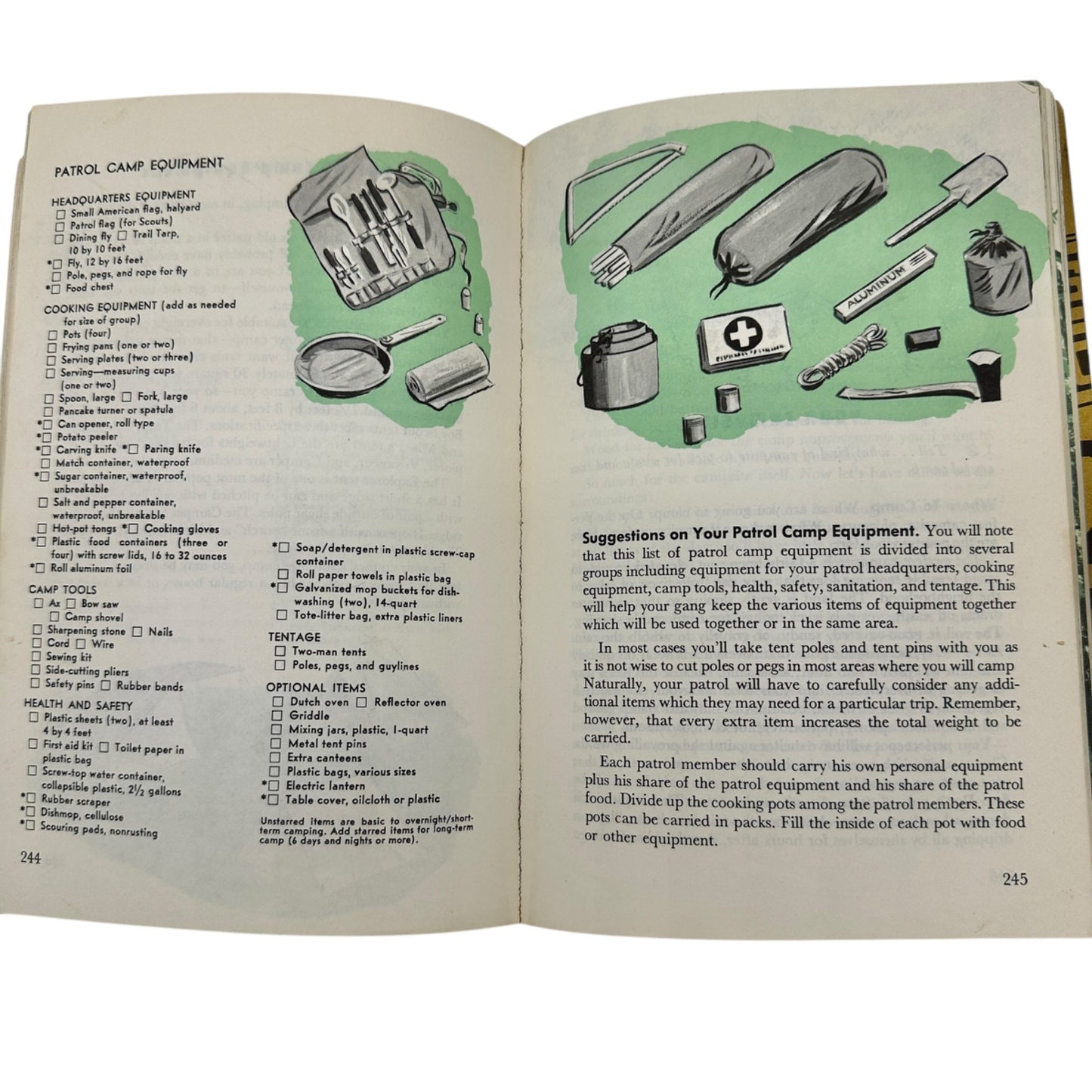 Boy Scouts of America 1969 Handbook For Boys Vintage Paperback Scouting