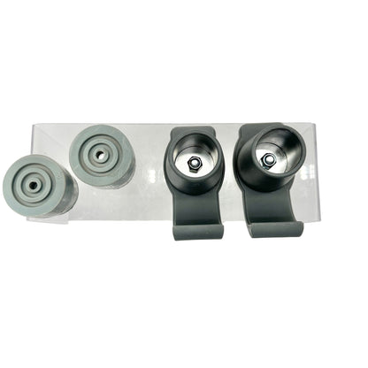 Walker Glider and Stopper Set Rubber Replacement Accessories 2 New 2 Used