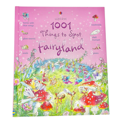 1001 Things to Spot in Fairyland by Gillian Doherty (2006, Hardcover) Usborne