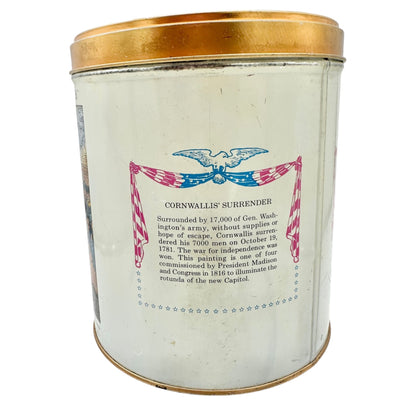 Bicentennial Celebration Tin 1776-1976 John Trumbull Painting Storage Container