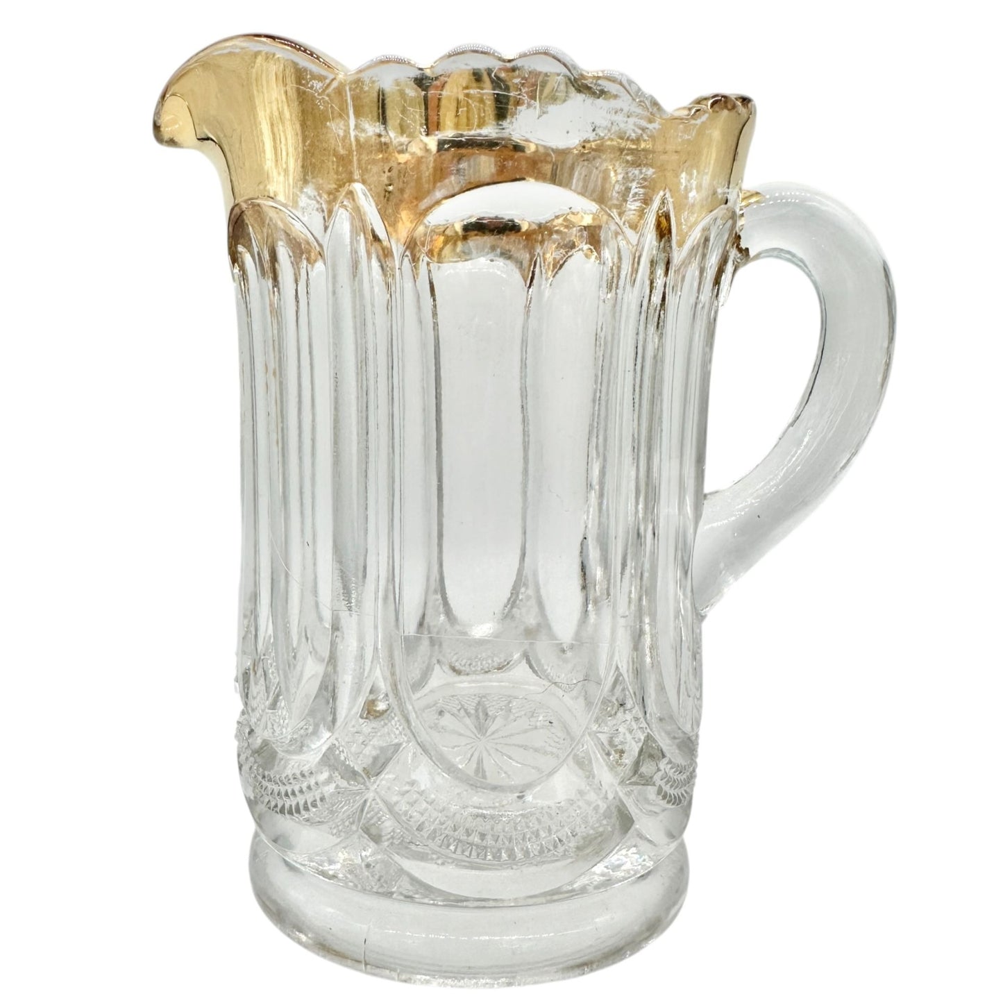 Galloway 7pc Childrens Lemonade Set 15701 Pitcher and 6 Glasses US Glass Co 1904