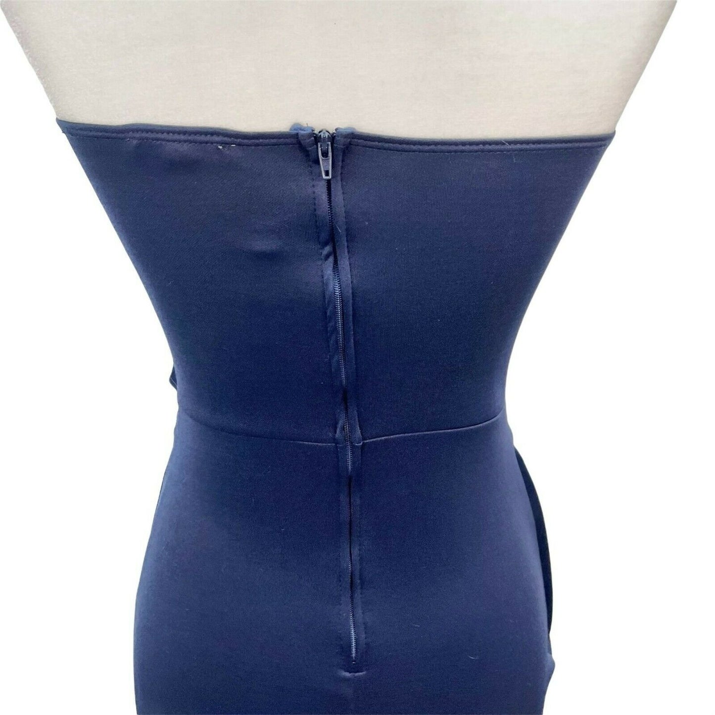 Charlotte Russe Small Dark Blue Strapless Evening Party Dress NWT