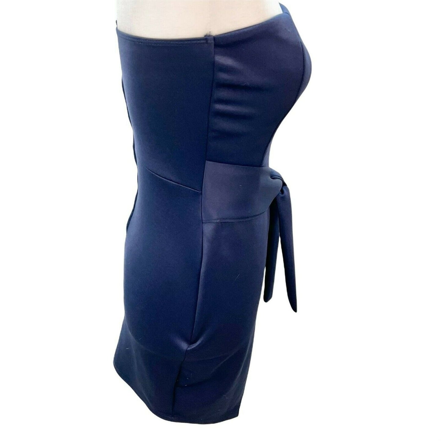 Charlotte Russe Small Dark Blue Strapless Evening Party Dress NWT