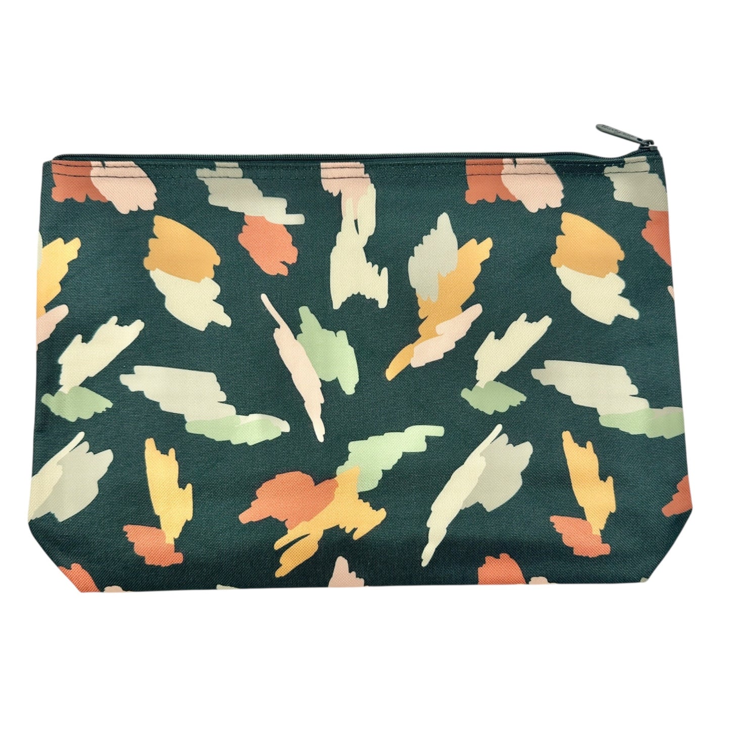 Thirty-One Zipper Pouch AM70 Shattered Abstract 12.5x8.5x2.5 New In Original Bag