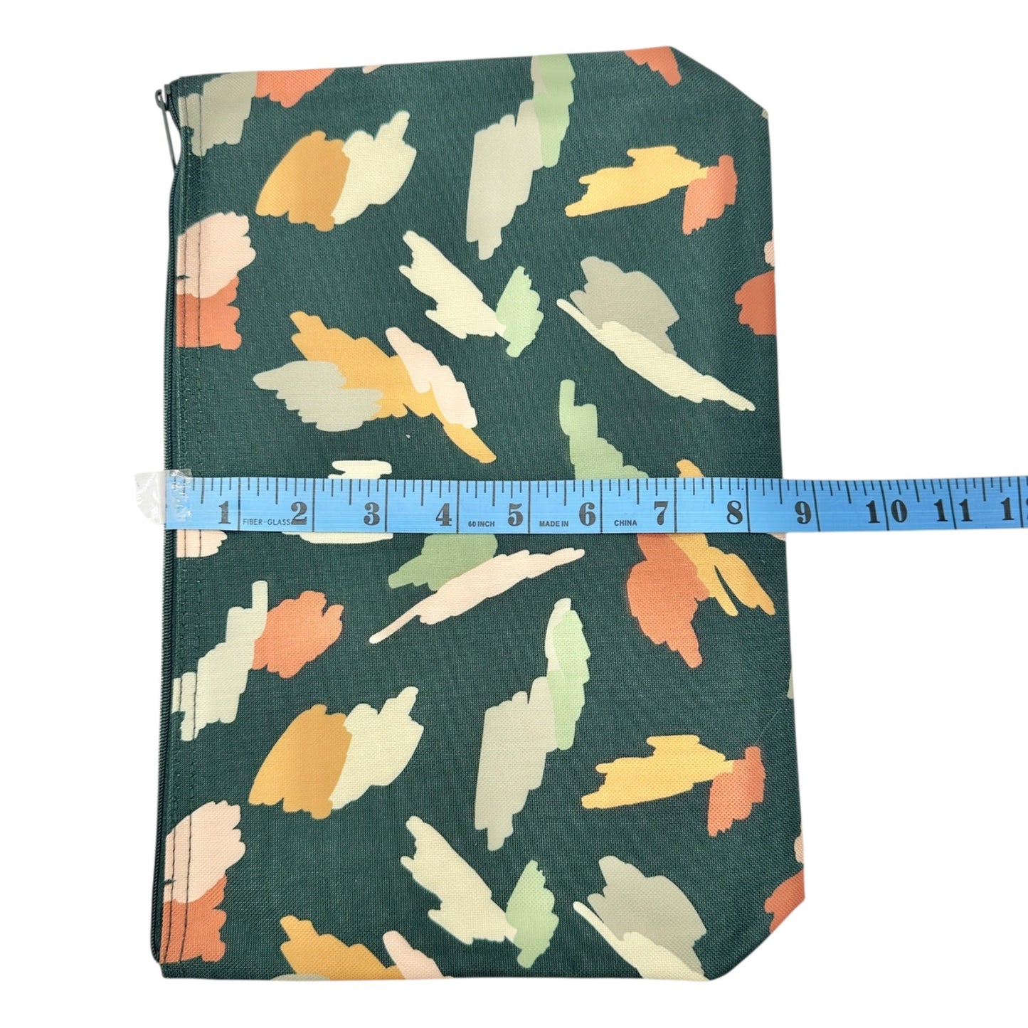 Thirty-One Zipper Pouch AM70 Shattered Abstract 12.5x8.5x2.5 New In Original Bag