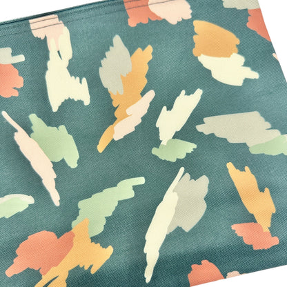 Thirty-One Zipper Pouch AM70 Shattered Abstract 12.5x8.5x2.5 New In Original Bag