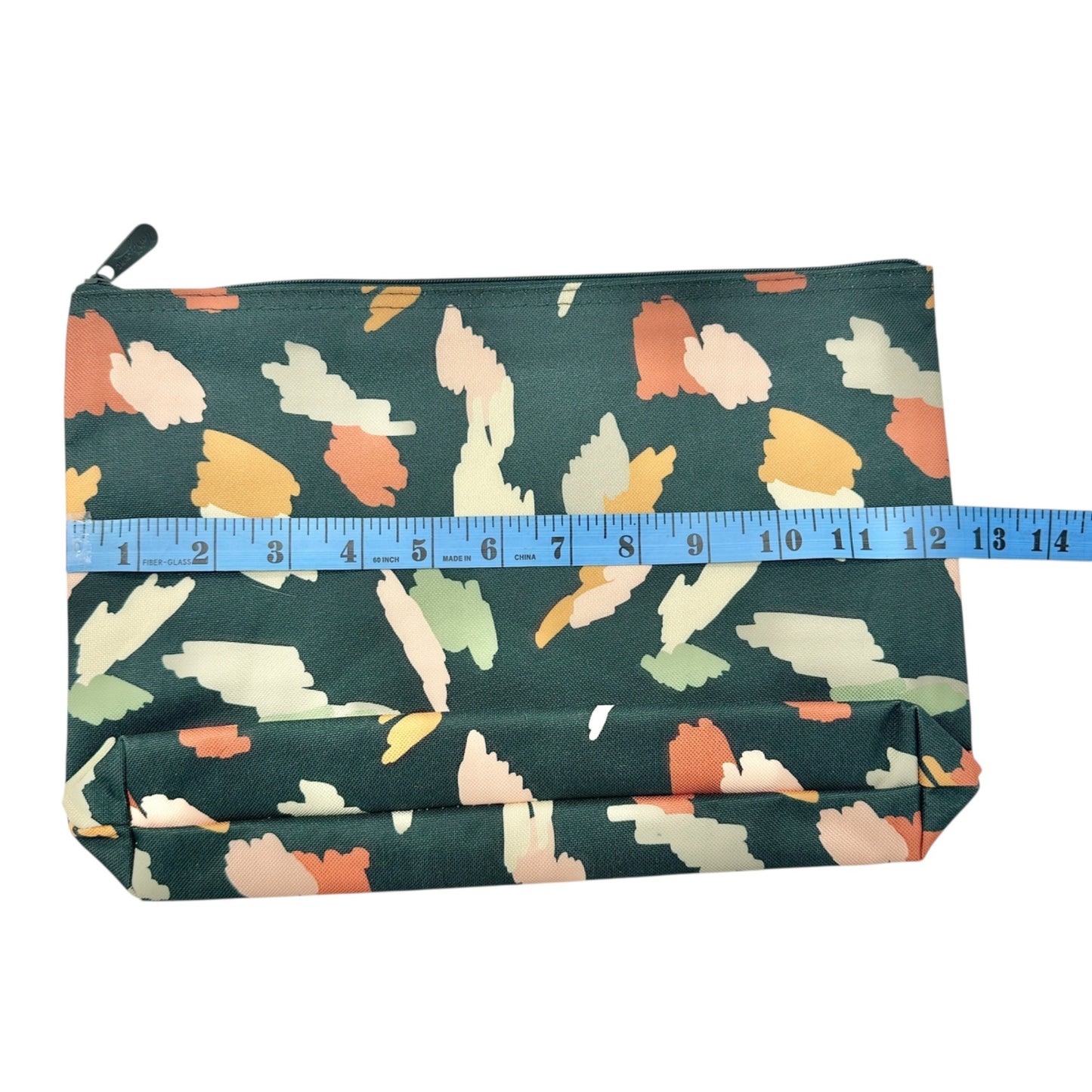 Thirty-One Zipper Pouch AM70 Shattered Abstract 12.5x8.5x2.5 New In Original Bag