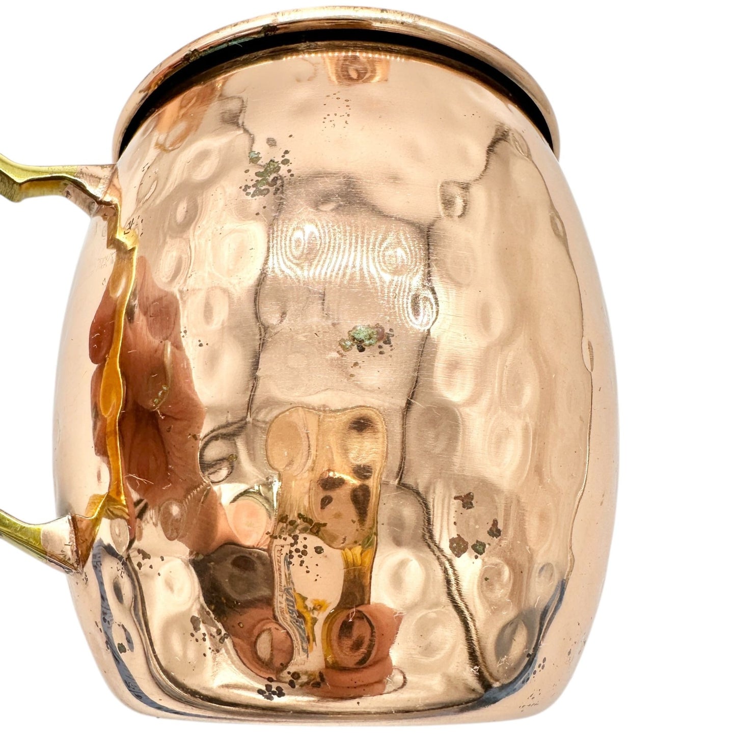 Nordstrom At Home Set Of 4 Hammered Copper Mule Mugs With Brass Handles 16 Oz