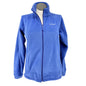 Columbia Fleece Jacket Womens L Blue Full Zip Cozy Warm Lightweight Polyester