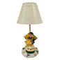 Angel Table Lamp Figurine By Crazy Mountain With Glittered Shade Festive Design