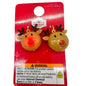 Holiday Time Earrings Pierced Light Up Rudolph 1.5 inch drop Brown NIP