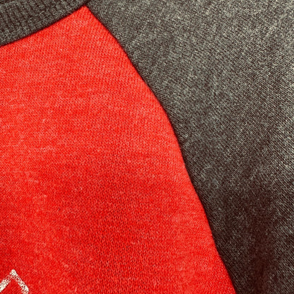 Jumping Beans Hot Wheels Sweatshirts Boys 8 Original Stunt Brand Red Gray Raglan
