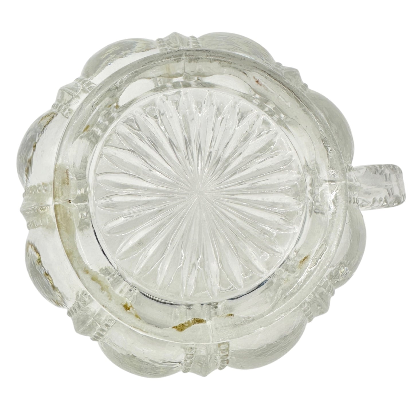 Michigan No 15077 3 Pc Clear Glass Childrens Tableware Set Creamer Sugar Spooner