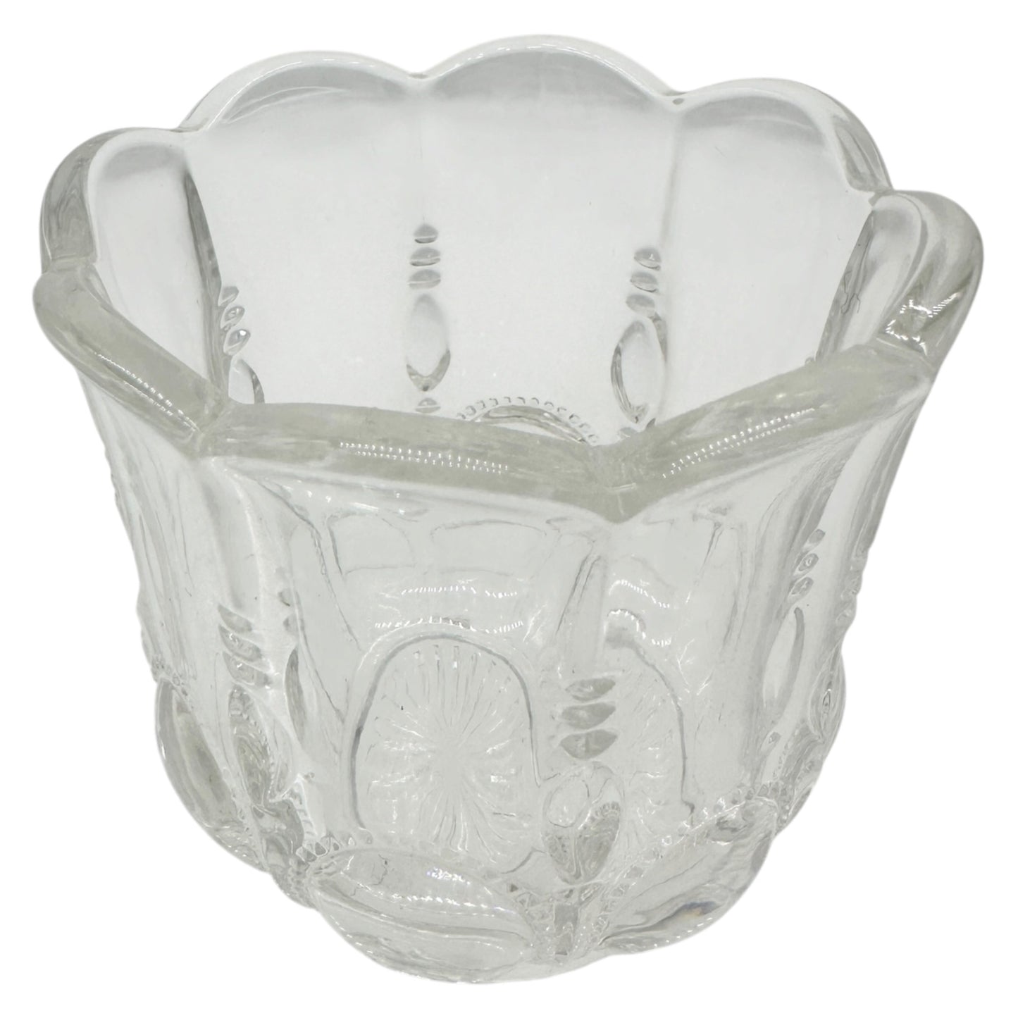 Michigan No 15077 3 Pc Clear Glass Childrens Tableware Set Creamer Sugar Spooner
