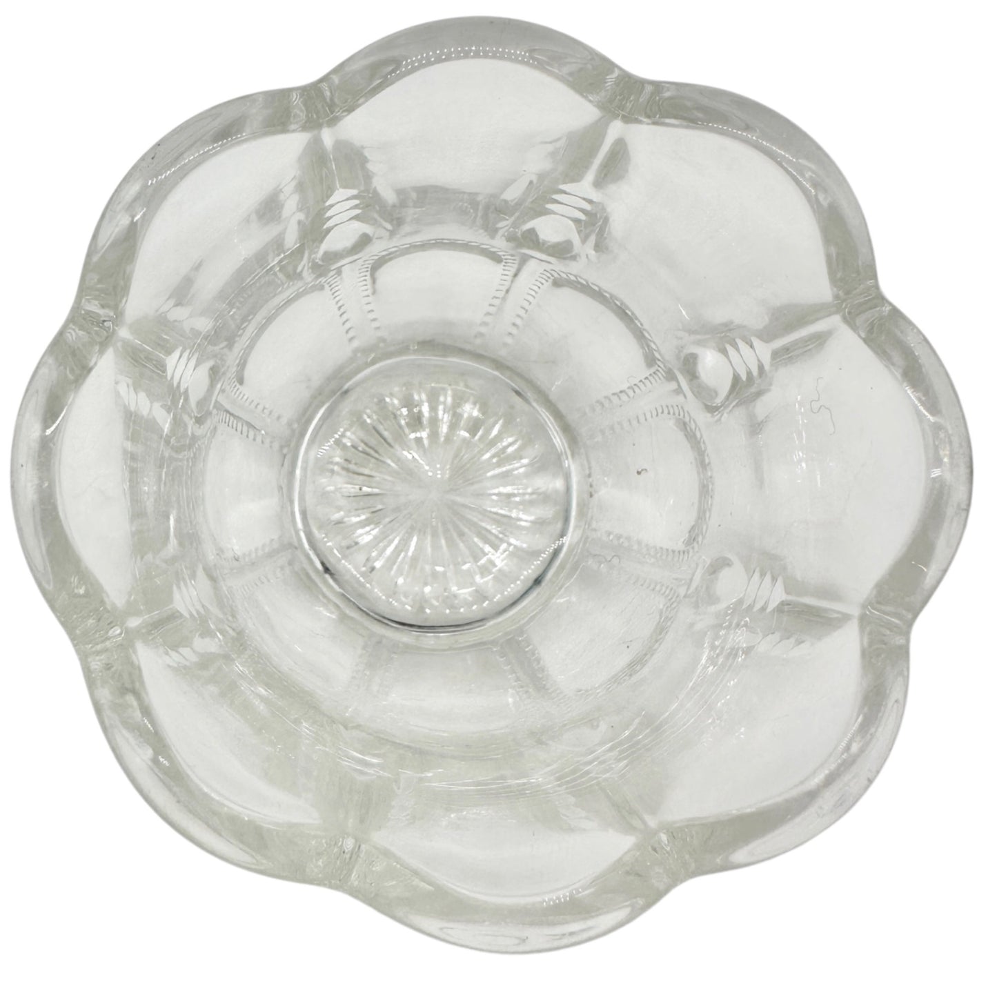 Michigan No 15077 3 Pc Clear Glass Childrens Tableware Set Creamer Sugar Spooner