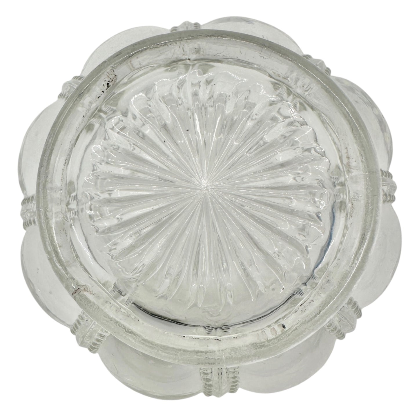 Michigan No 15077 3 Pc Clear Glass Childrens Tableware Set Creamer Sugar Spooner