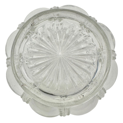 Michigan No 15077 3 Pc Clear Glass Childrens Tableware Set Creamer Sugar Spooner