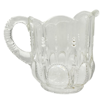 Michigan No 15077 3 Pc Clear Glass Childrens Tableware Set Creamer Sugar Spooner