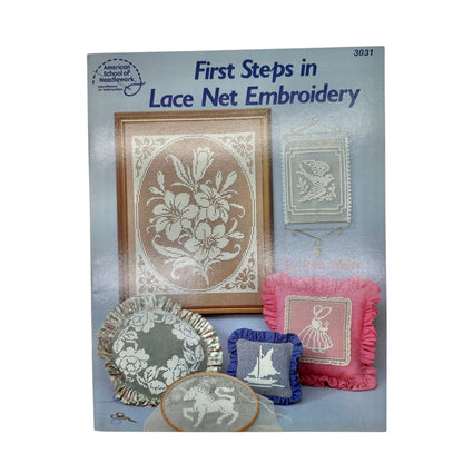 Vintage 1984 Lot of 8 Lace Embroidery and Net Darning Pattern Craft Books