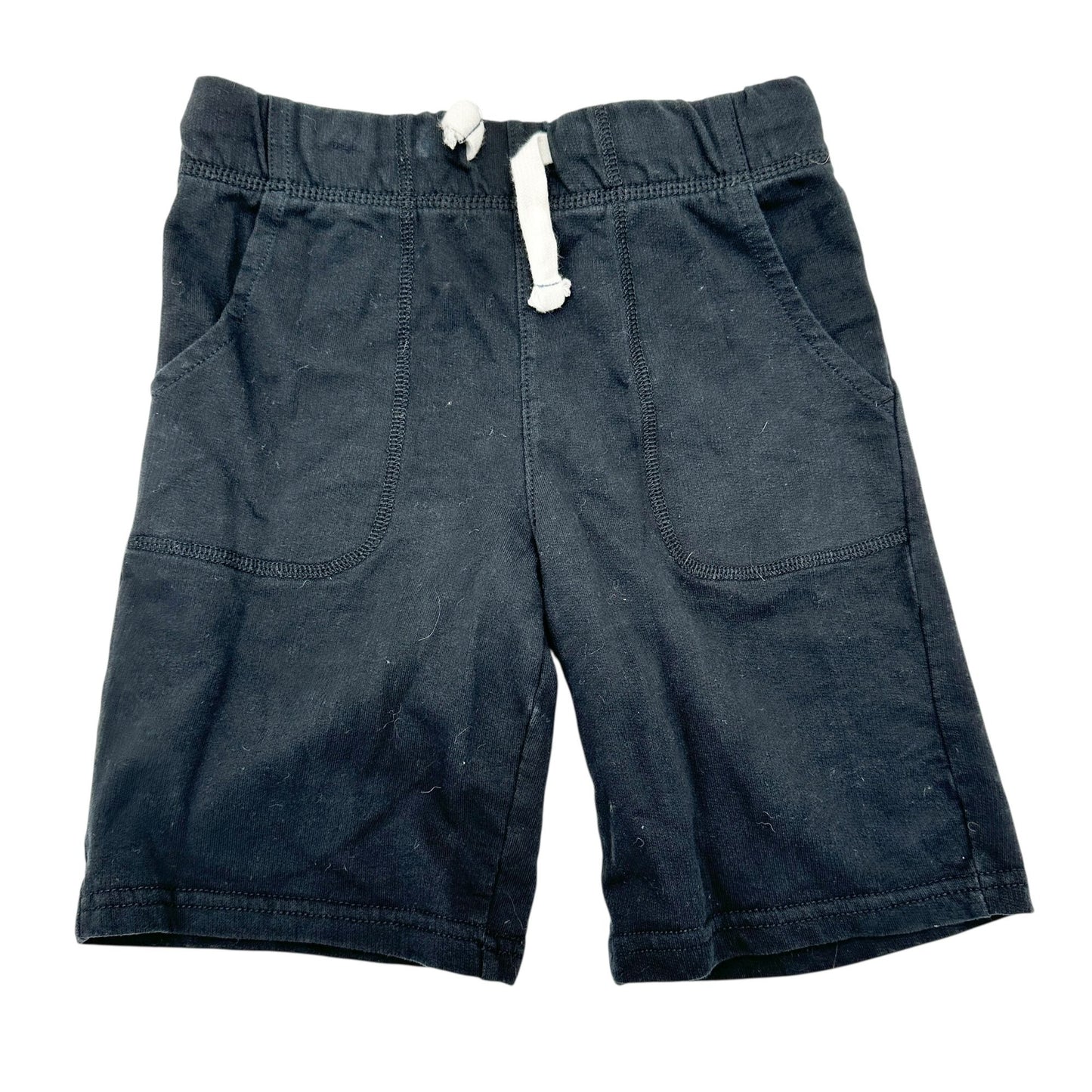 Carters Kids Shorts Boys Size 8/8A Black Drawstring Cotton Shorts
