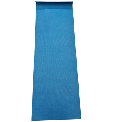 CopyCat Yoga Printed Blue Mat With Alignment Markings and Poses 72 x 24 inches