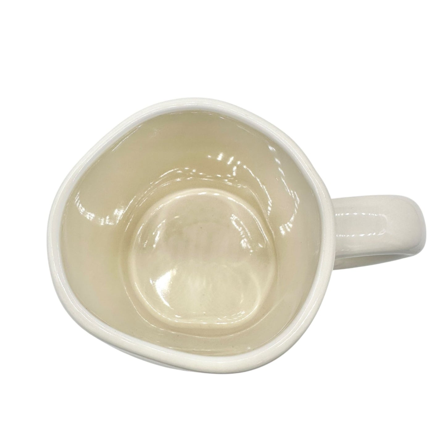 Rae Dunn Artisan Collection 20 oz Mug DRINK Ceramic White Black Lettering NEW