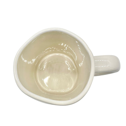 Rae Dunn Artisan Collection 20 oz Mug DRINK Ceramic White Black Lettering NEW