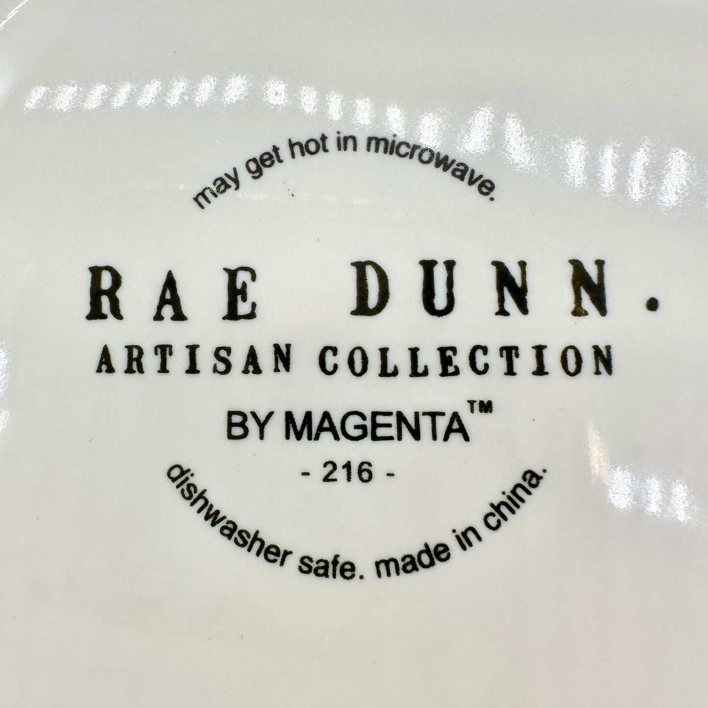 Rae Dunn Artisan Collection 20 oz Mug DRINK Ceramic White Black Lettering NEW