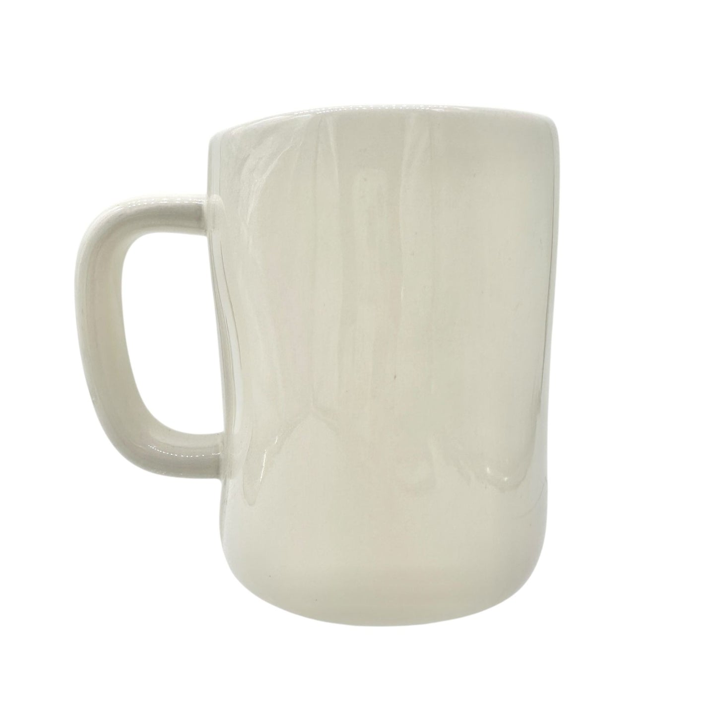 Rae Dunn Artisan Collection 20 oz Mug DRINK Ceramic White Black Lettering NEW