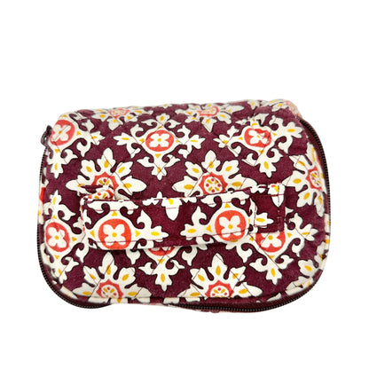 Vintage Vera Bradley Jewelry Case Medallion Pattern Fall 2006 Retired Burgundy