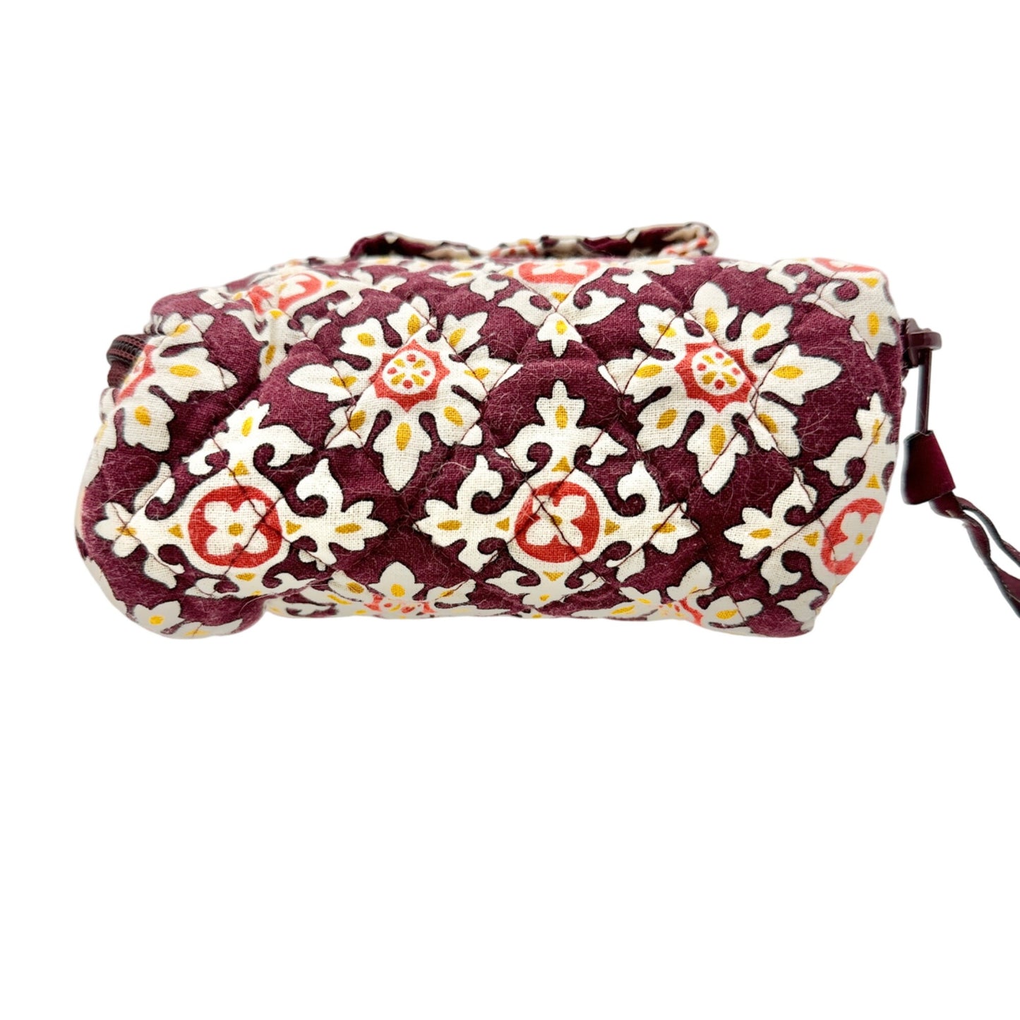 Vintage Vera Bradley Jewelry Case Medallion Pattern Fall 2006 Retired Burgundy