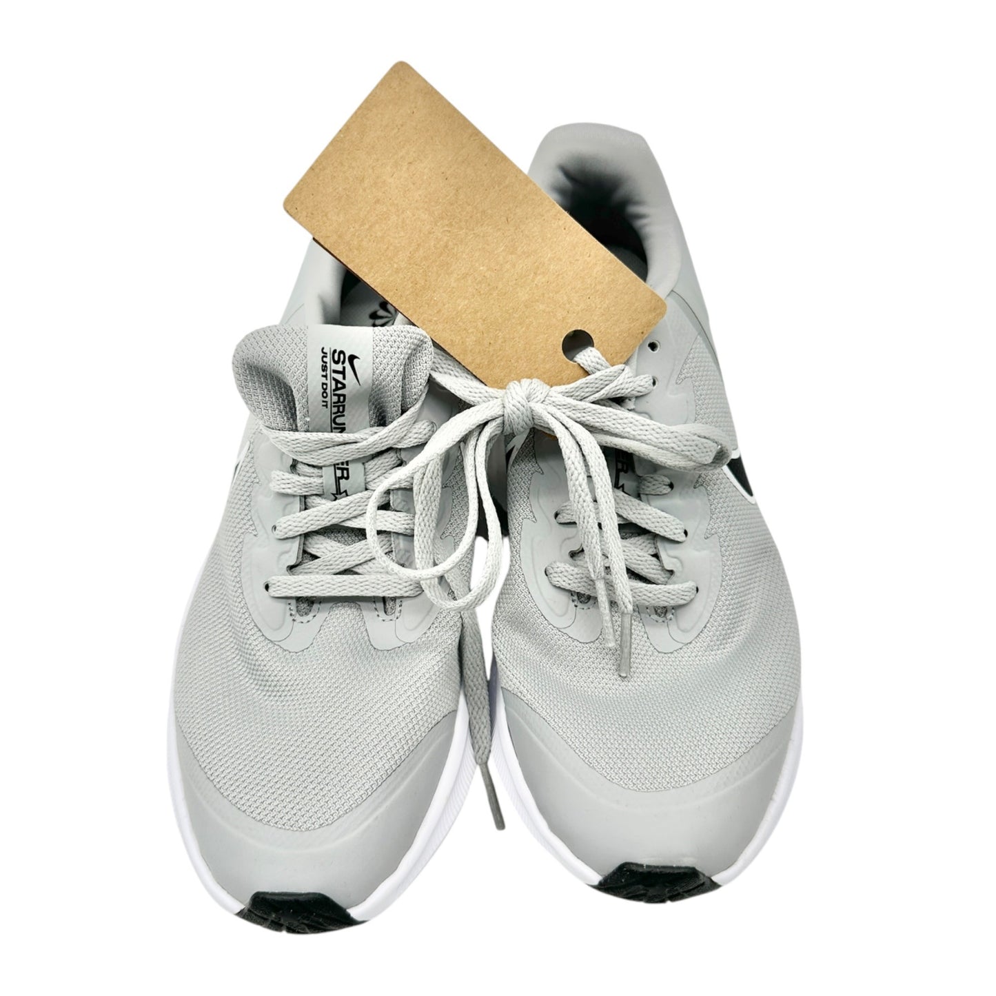 Nike Star Runner 2 Youth Running Shoes Gray White Size 6Y Lightweight Mesh Soft