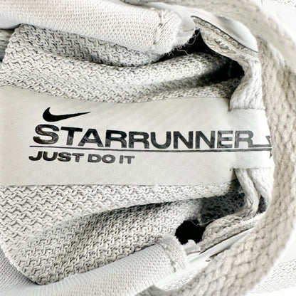 Nike Star Runner 2 Youth Running Shoes Gray White Size 6Y Lightweight Mesh Soft