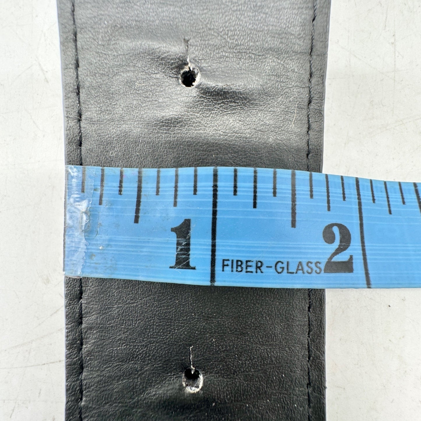 Womens Black Belt 39.5 inches Long Silver Buckle Elastic Back with Metal Plates