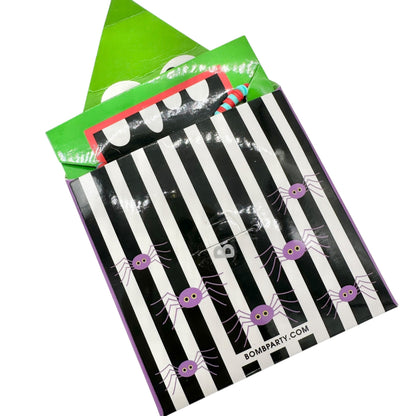 Bomb Party Monster Mash Bracelet Kids Halloween Collection Black and Blue Spider