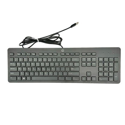 HP Wired Full Size Keyboard USB Model KU-1469 Numeric Keypad on Right Black