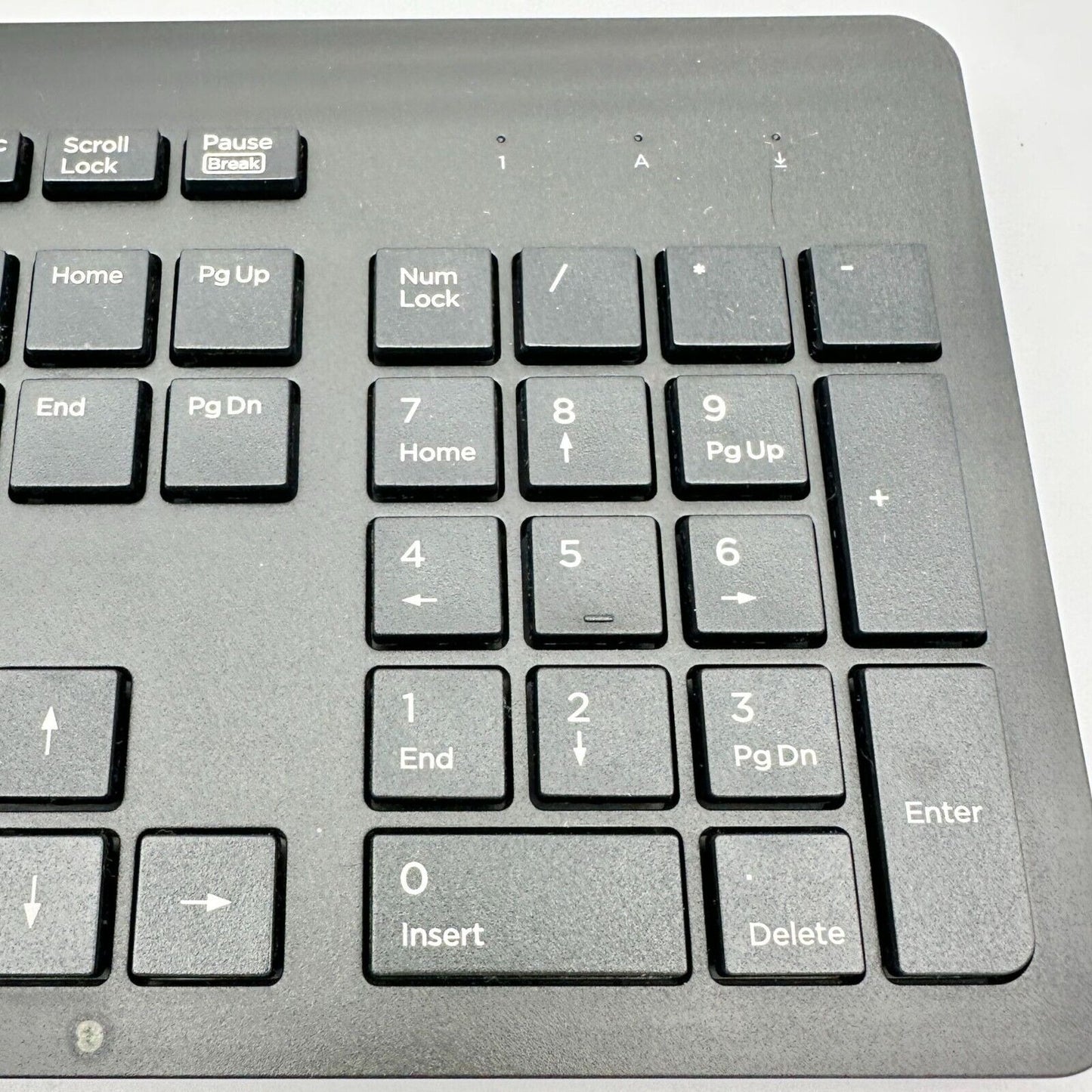 HP Wired Full Size Keyboard USB Model KU-1469 Numeric Keypad on Right Black
