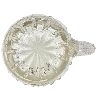 Thumbelina Flattened Diamond Punch Bowl 8 Cups Tray EAPG Childrens Tableware Set