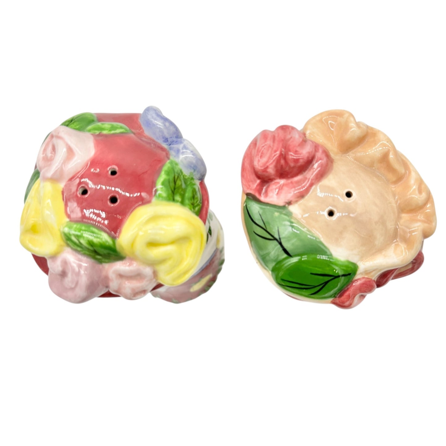 Susan Paley by Ganz Salt and Pepper Shakers Bonnie and Emma Bella Casa Ceramic